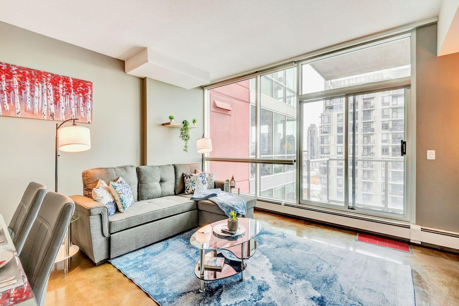 Modern 2Br Condo - King Bed - Downtown City Views Calgary Ngoại thất bức ảnh